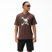 Camiseta Oakley Heritage Skull Logo - Cocoa Brown