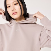 Radiant Peach Fleece Hoodie 11 - Smoked Pearl