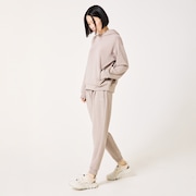 Radiant Peach Fleece Hoodie 11 - Smoked Pearl