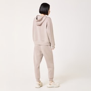 Radiant Peach Fleece Hoodie 11 - Smoked Pearl