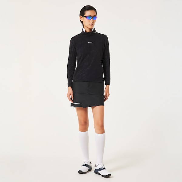 Elevate Embossed LS Mock Shirt