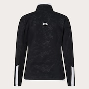 Elevate Embossed LS Mock Shirt - Blackout