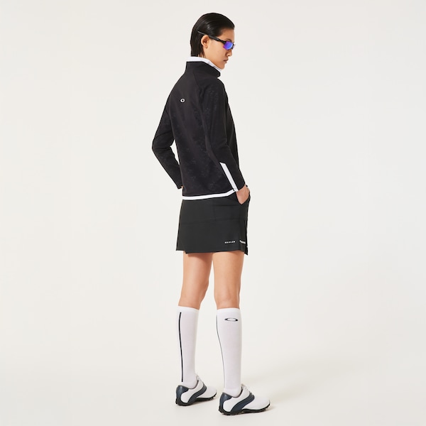 Elevate Embossed LS Mock Shirt