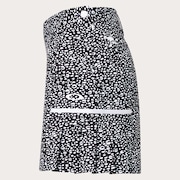 Elevate Aside Pleats Skirt - Black Print
