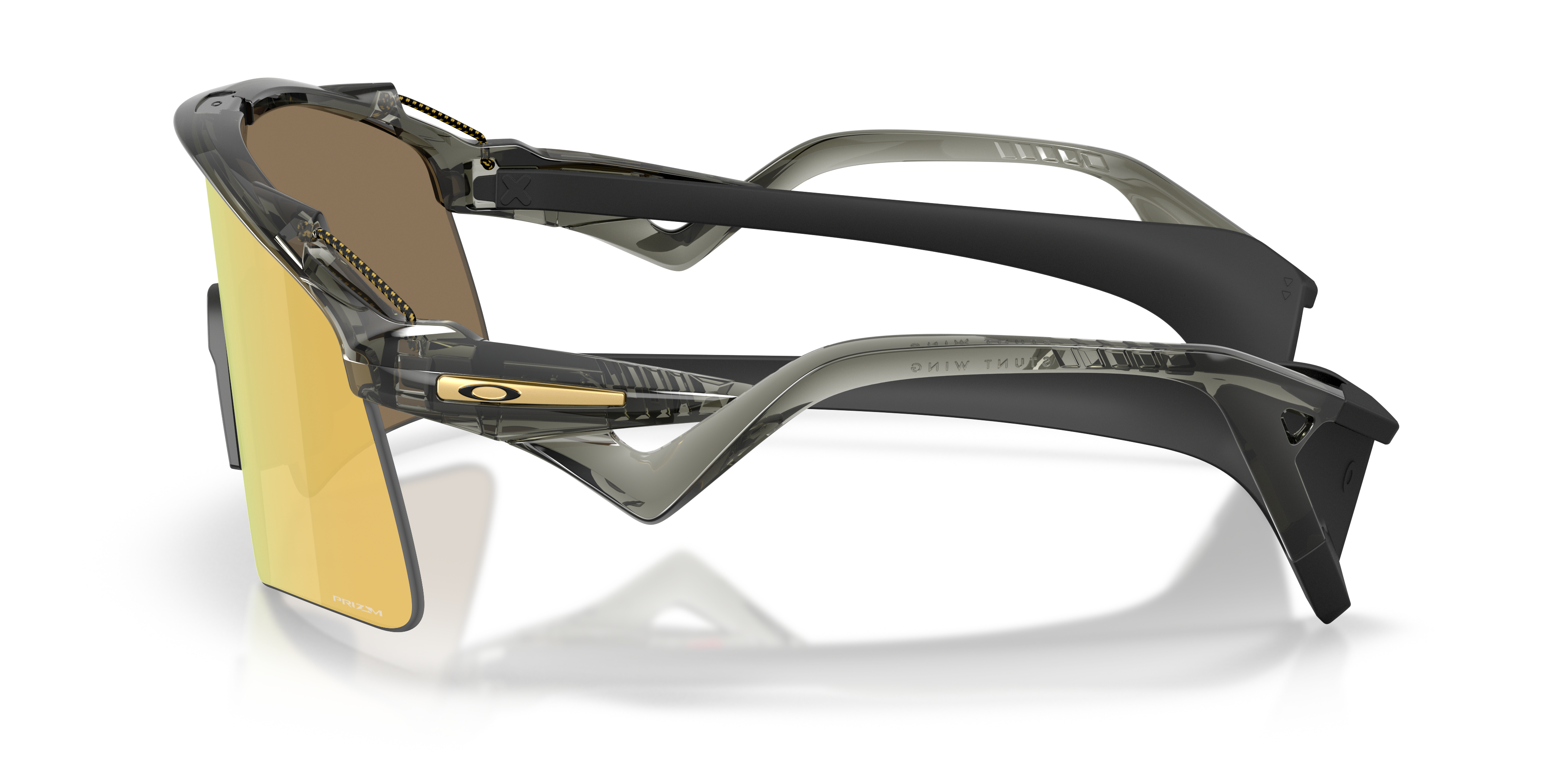 Stunt Wing Prizm Ruby Lenses, Matte Grey Smoke Frame Sunglasses
