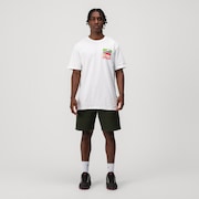 Oakley Wide Graphic Tee - Bone