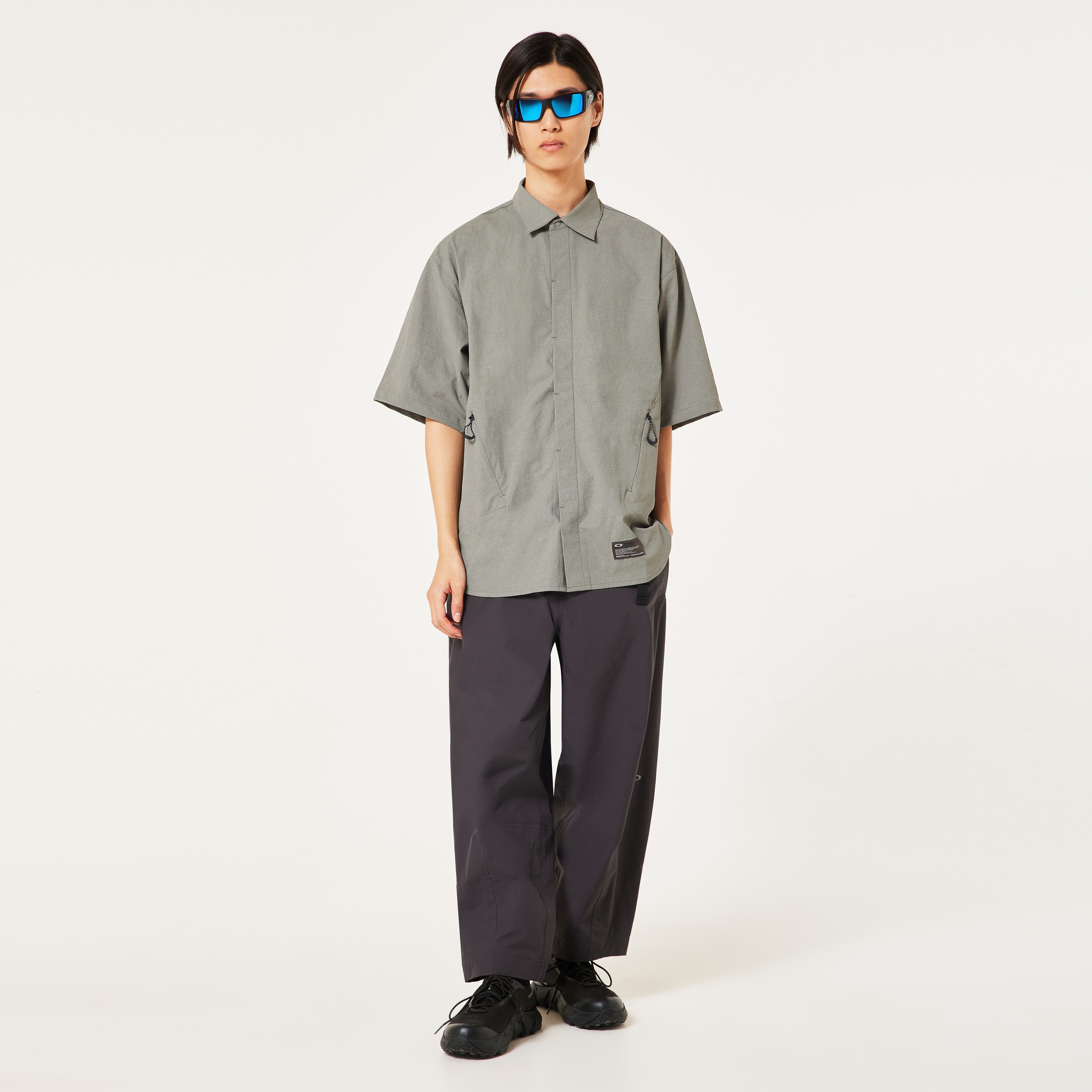 ⭐️新品　Oakley 半袖シャツワンピース　グレー迷彩　M＊QG ⭐️新品 Oakley 半袖シャツワンピース グレー迷彩 M＊QG 楽天市場