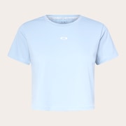 Radiant Essential Cropped Tee - Blue Fog