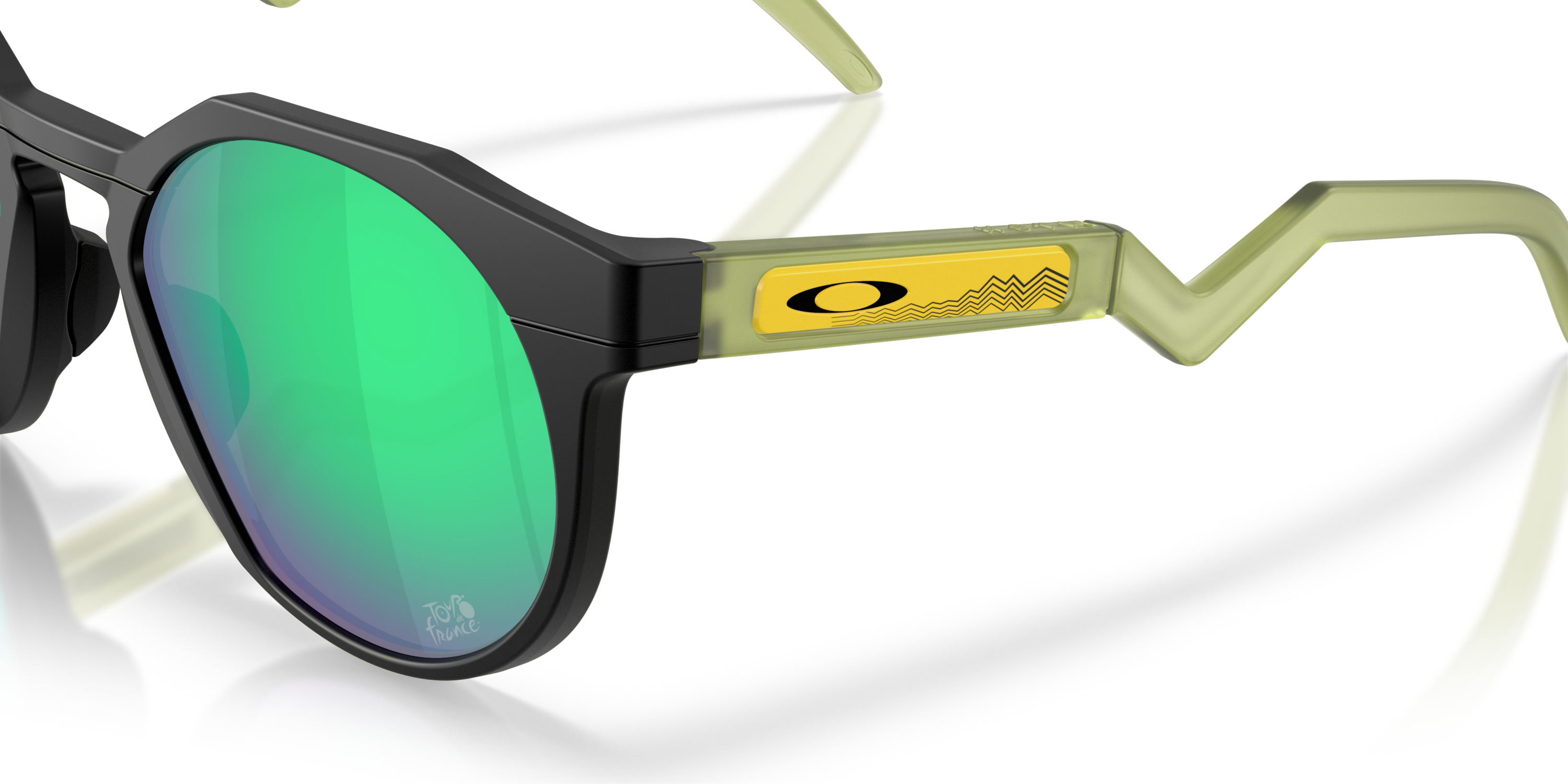 2026 Tour De France™ HSTN Prizm Jade Lenses, Matte Black Frame
