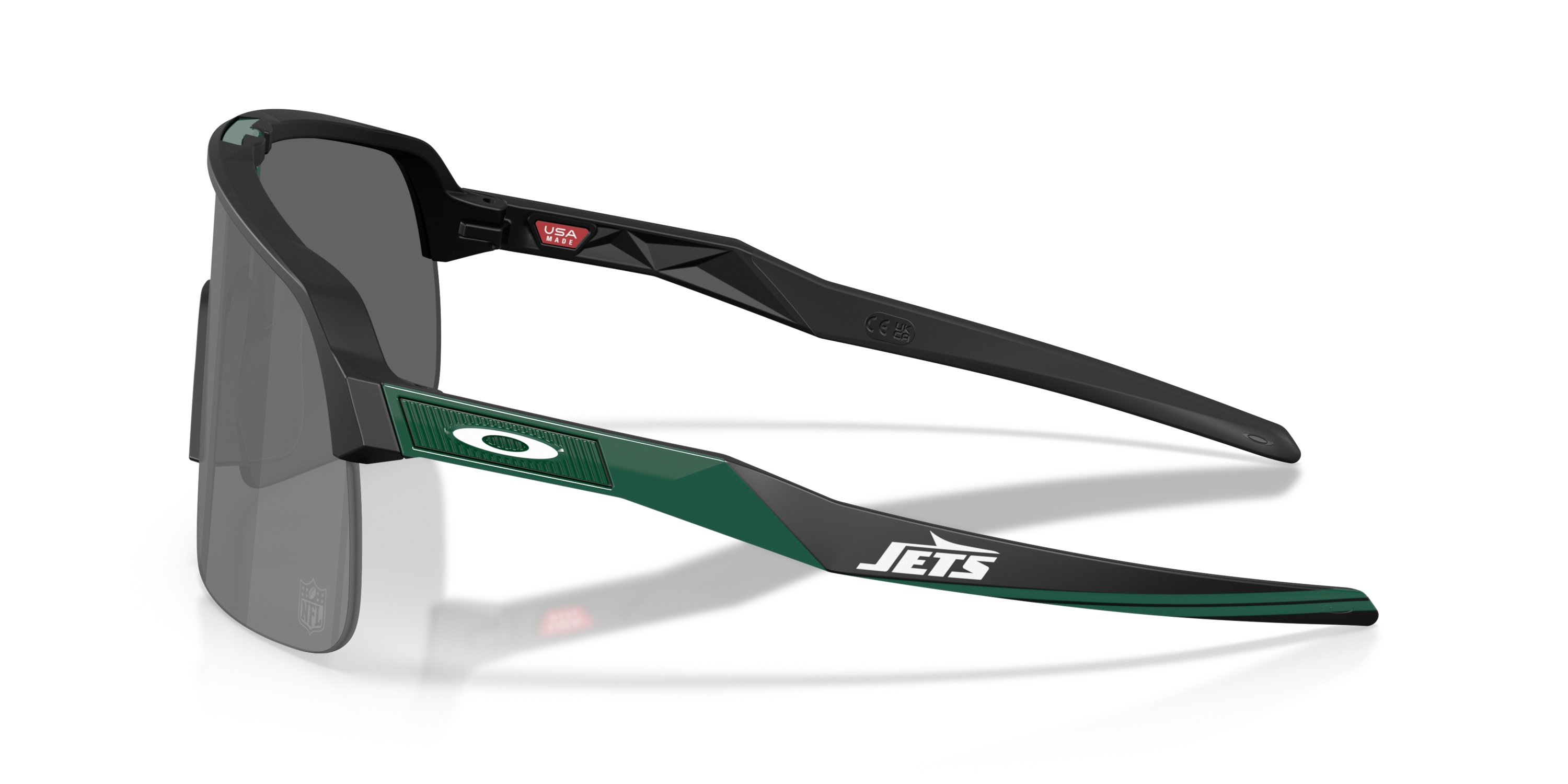 New York Jets Sutro Lite Prizm Black Lenses, Matte Black Frame