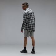 Oak Light Plaid Shirt - Black Check