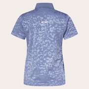 Elevate Spotted Jacquard Polo - Flint Stone