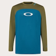 Free Ride Rc LS Jersey - Army Green/New Balsam