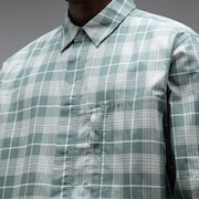 Oak Light Plaid Shirt - Aviator Green Check