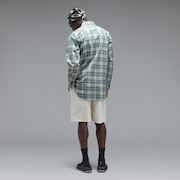 Oak Light Plaid Shirt - Aviator Green Check
