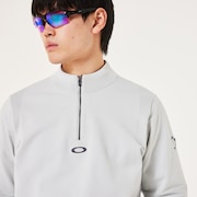 Skull LS Sweater Mock Shirt 2.0 - Lunar Rock