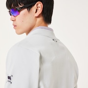 Skull LS Sweater Mock Shirt 2.0 - Lunar Rock