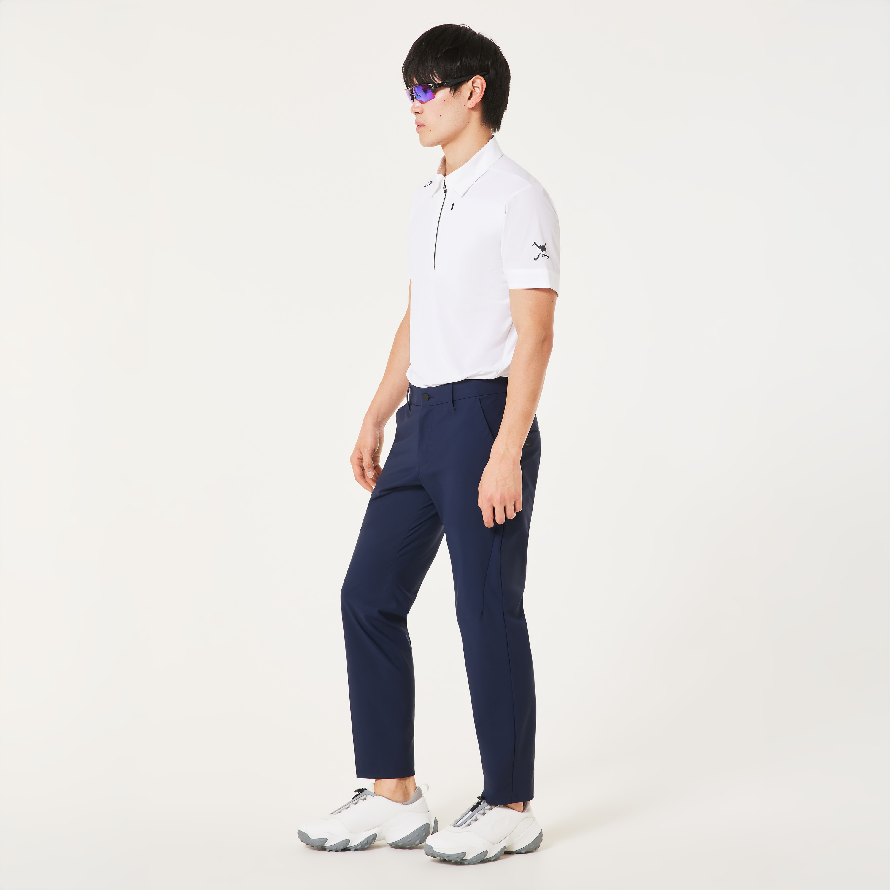 Oakley Skull Ideally Hybrid Zip Shirt - White | Oakley® US