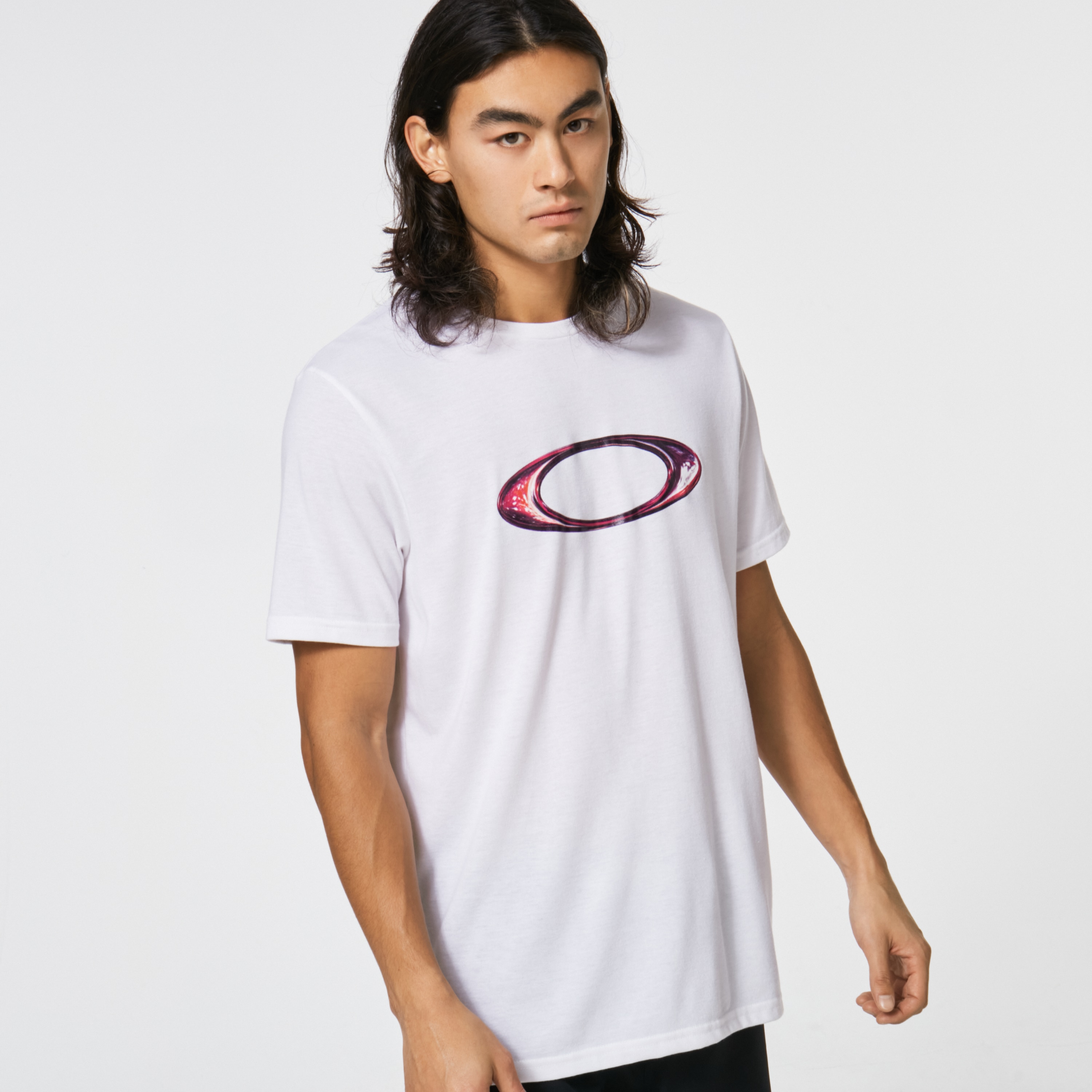 Oakley Marbled Ellipse Tee - White | Oakley® US