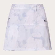 Elevate Thin Line Pleats Skirt - White Print