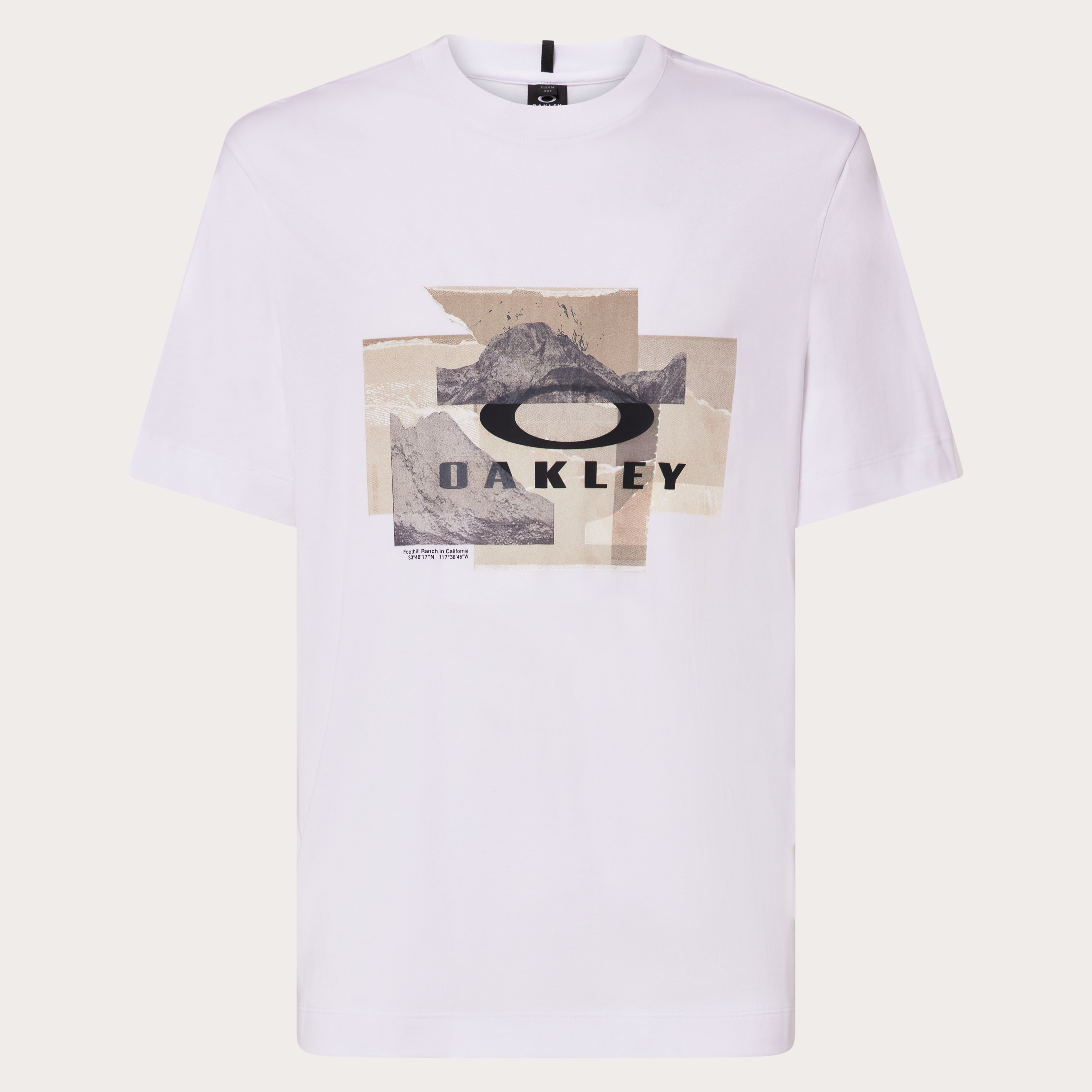 Oakley Mountain Camo Tee In White