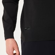 Skull LS Sweater Mock Shirt 2.0 - Blackout