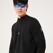 Skull LS Sweater Mock Shirt 2.0 - Blackout