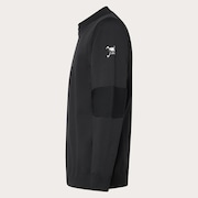 Skull LS Sweater Mock Shirt 2.0 - Blackout