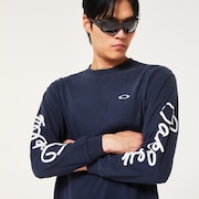 Enhance Heat Cotton Tee Graphic - Midnight Blue