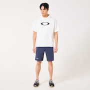 Enhance Qd Fleece S/S Hoody 5.0 - Ceramic White