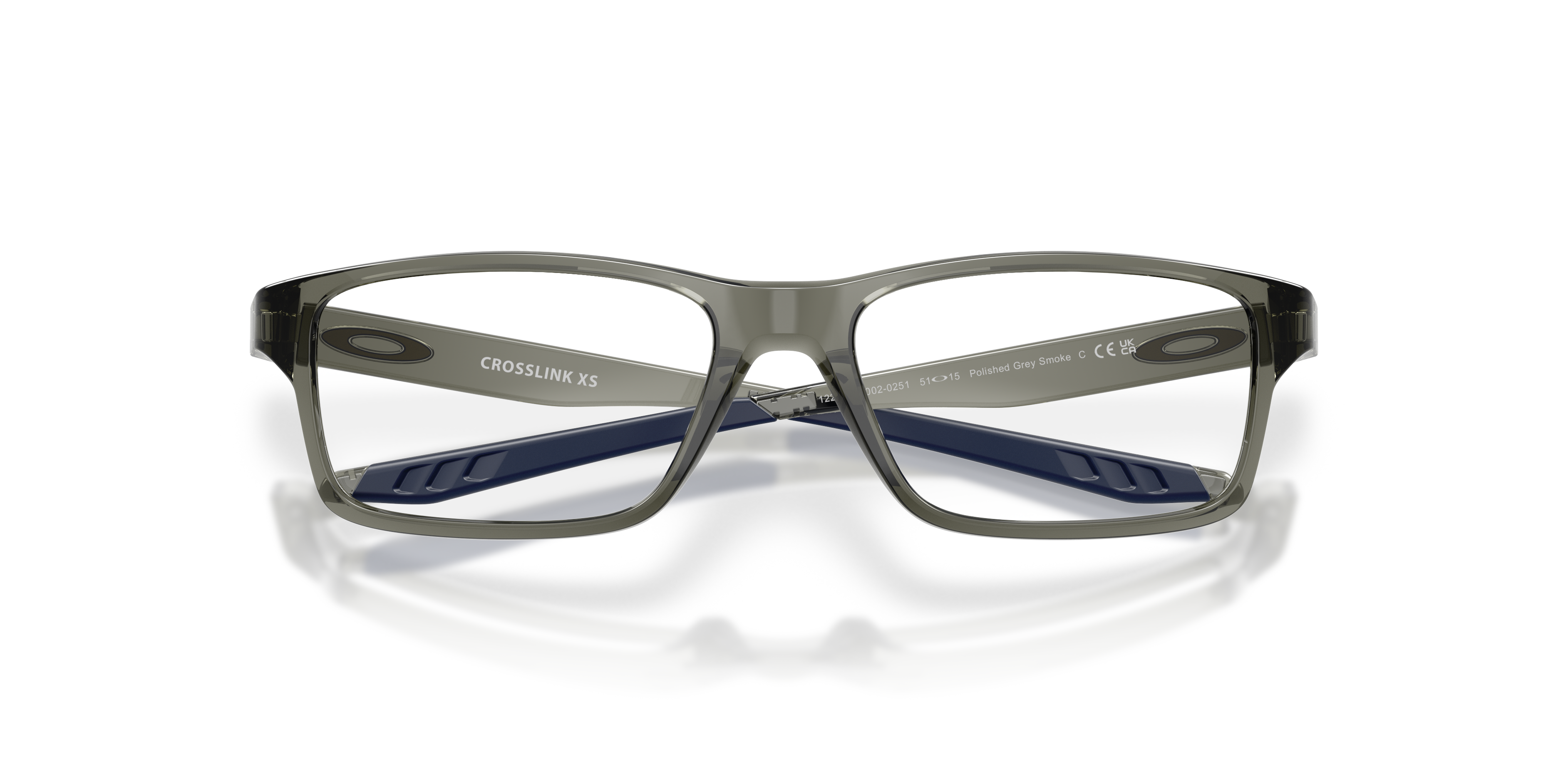 Crosslink® XS (Youth Fit) Satin Grey Smoke Eyeglasses Oakley® CA
