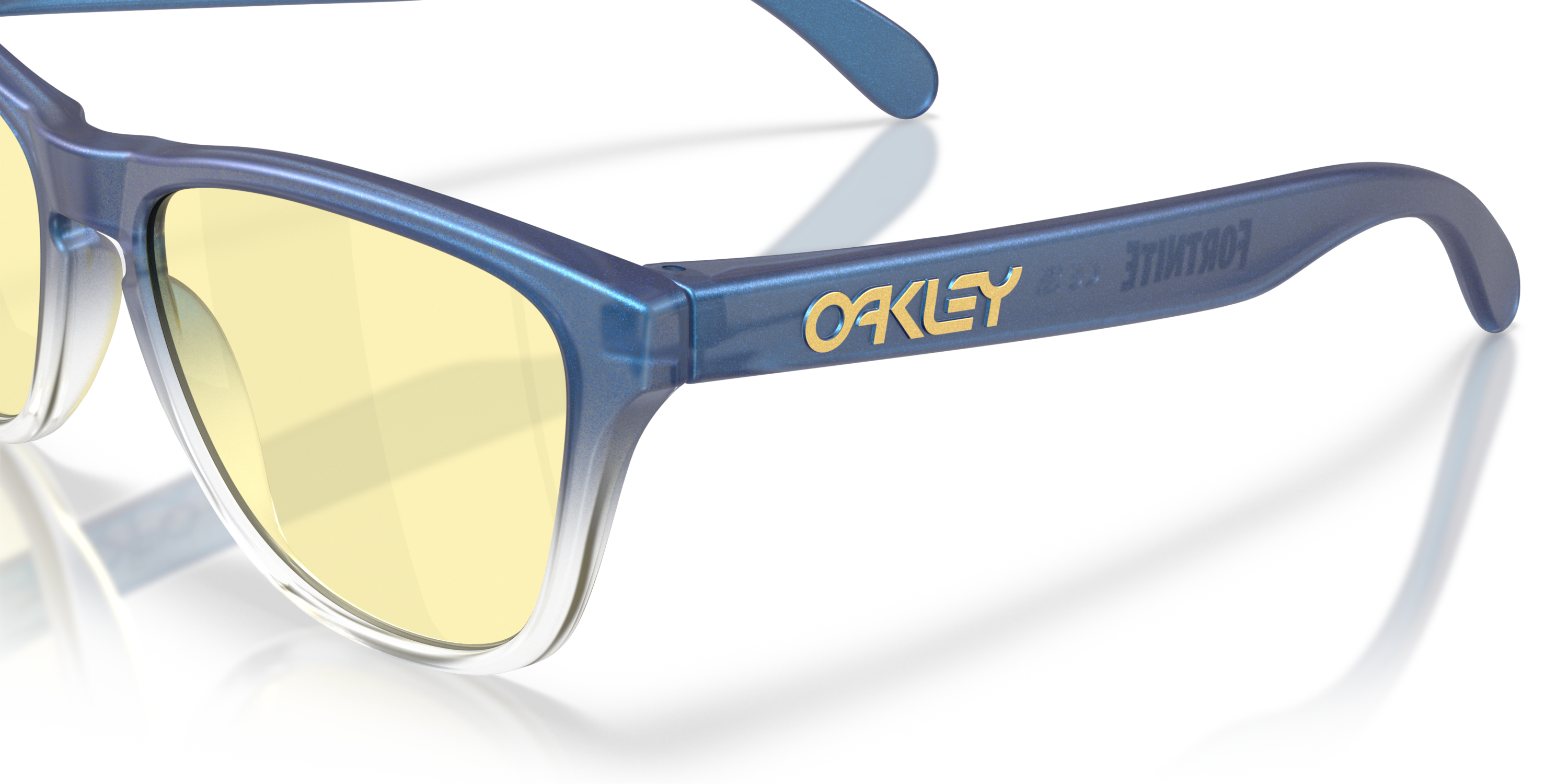 oakley Flogskins ブルー×クリア NEW Oakley Frogskins Clear and Blue POLARIZED Galaxy Blue Lens