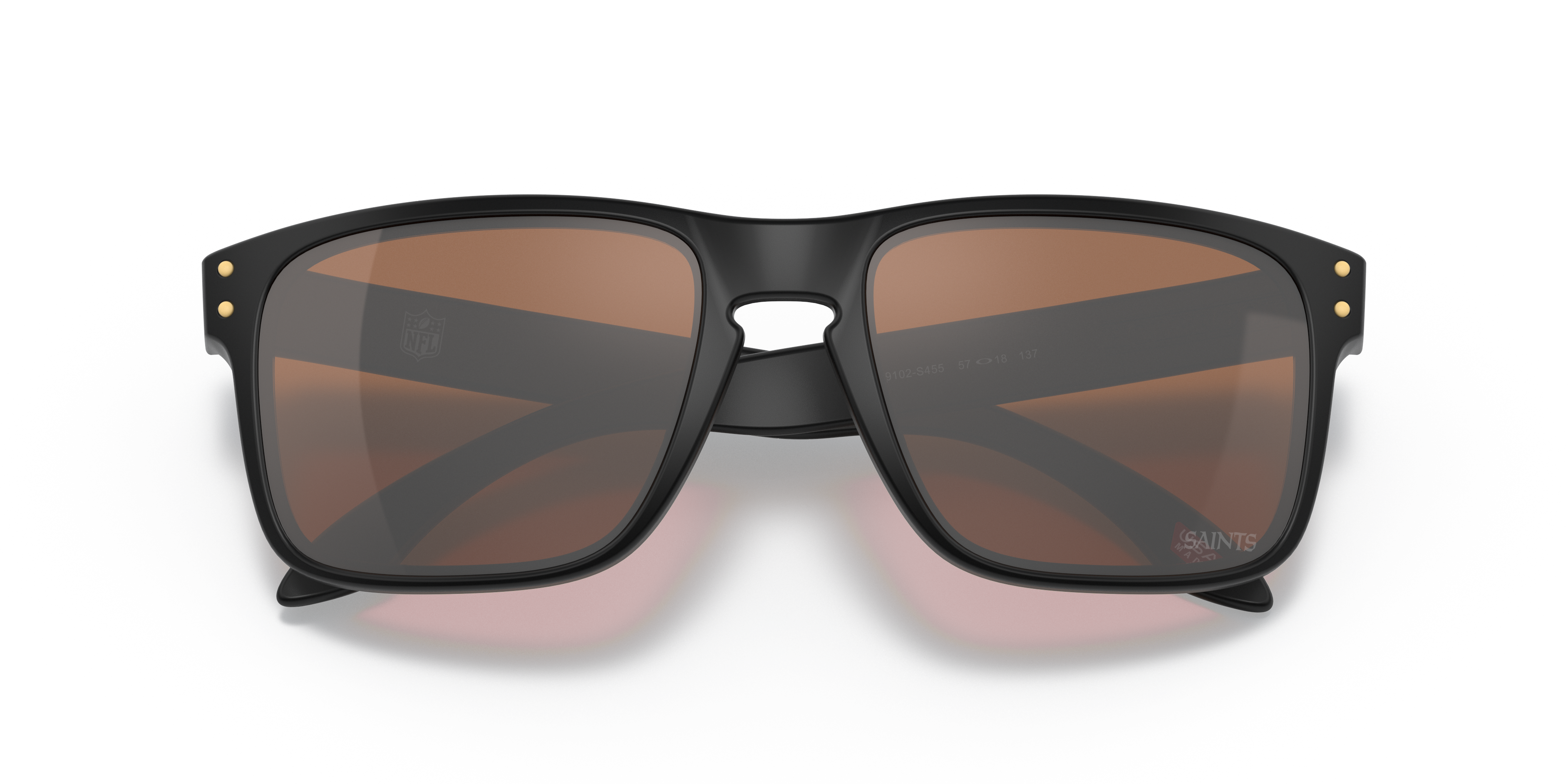 Oakley New Orleans Saints Holbrook™ Sunglasses with Matte Black
