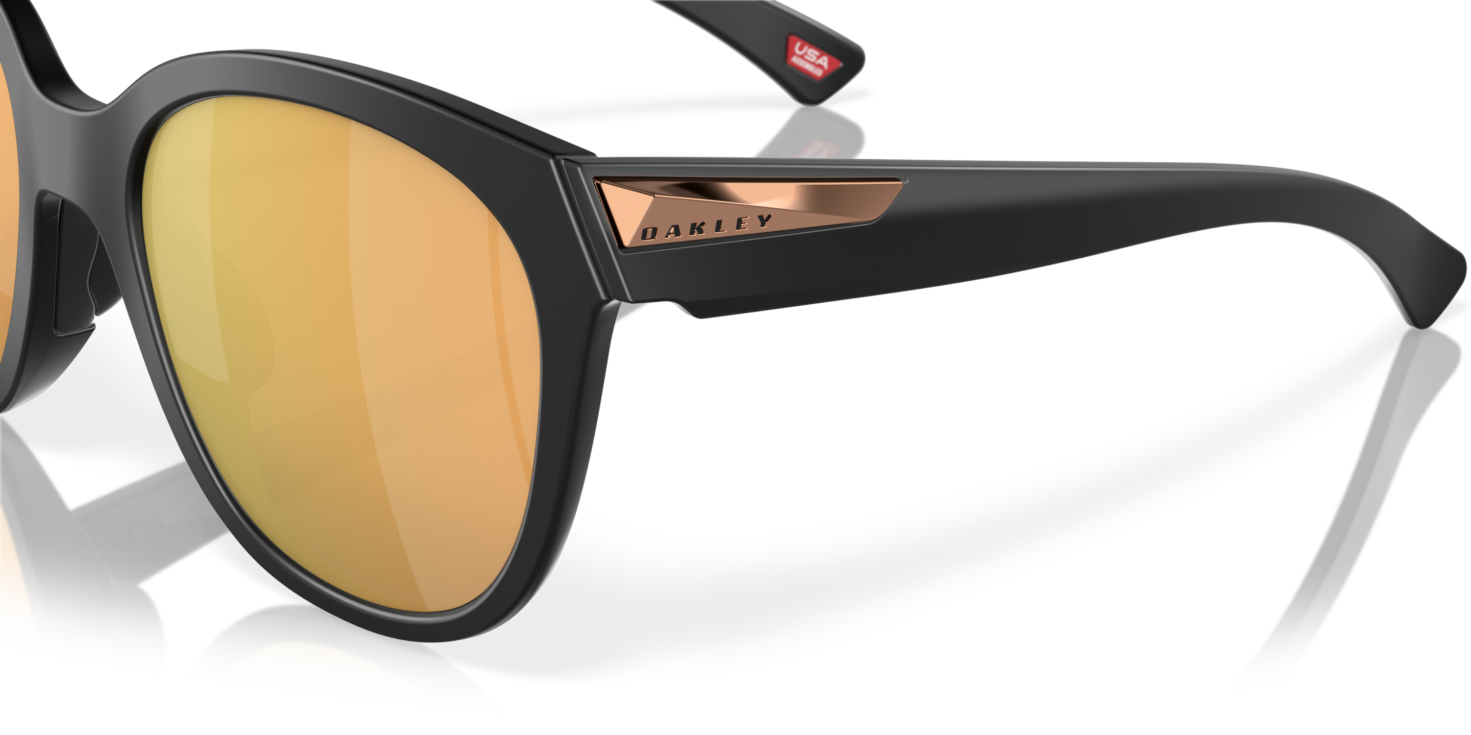 OAKLEY オークリー サングラス PRIZM LOW KEY Low Key Prizm Rose Gold Polarized Lenses, Matte Black Frame