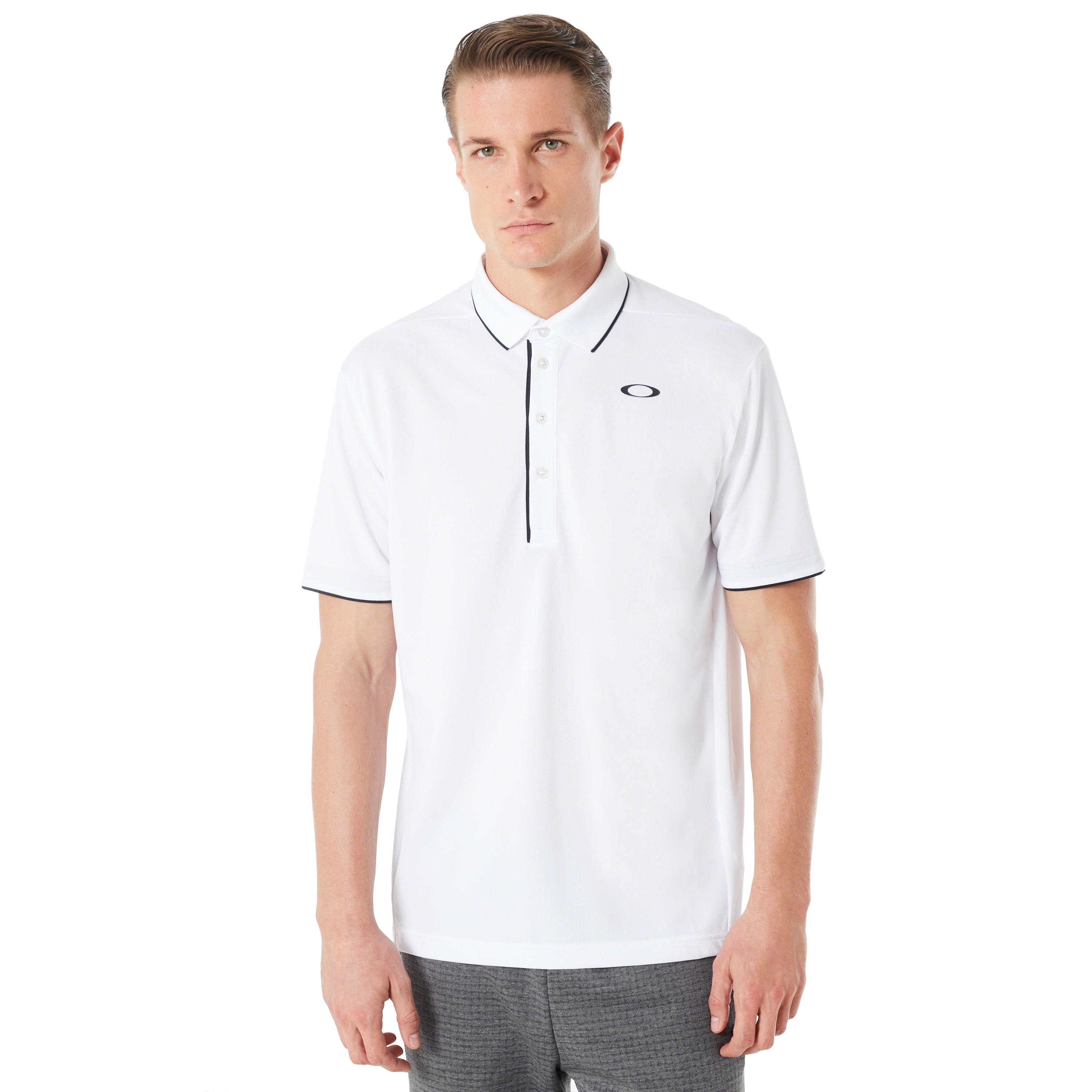 Oakley Enhance Short Sleeve Polo 8.7 - White | Oakley