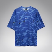 All Wave Sun Tee - Wave Allover Blue