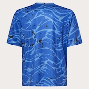 All Wave Sun Tee - Wave Allover Blue