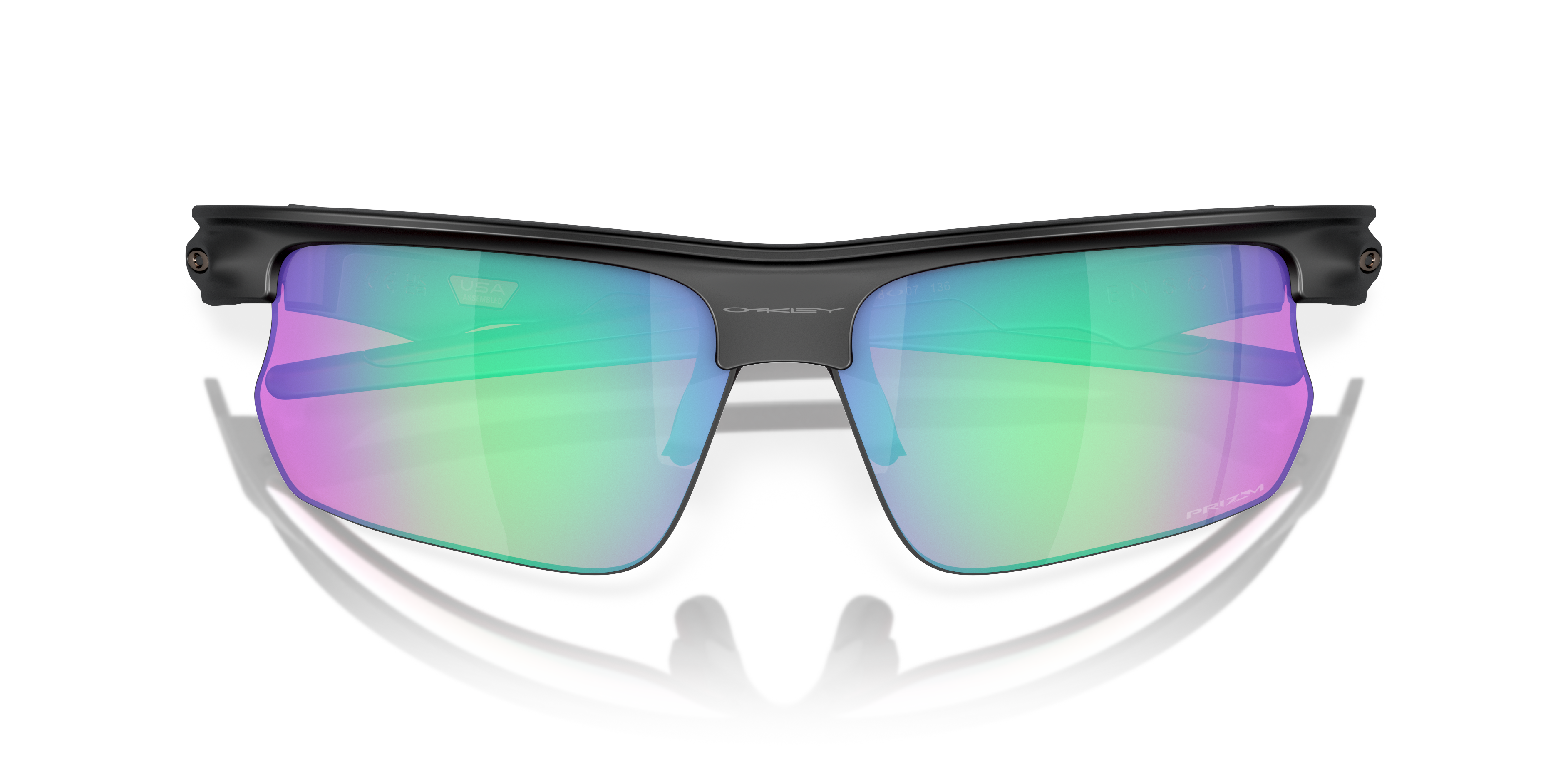 Oakley BiSphaera™ Sunglasses with Polished White Frame and Prizm