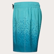Sand Pixel Rc 16" Beachshort - Monogram Gradient Blue