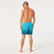 Sand Pixel Rc 16" Beachshort - Monogram Gradient Blue