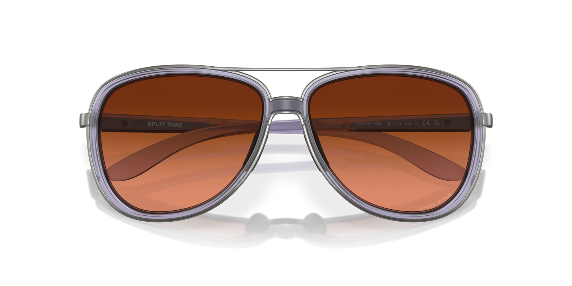 Split Time Prizm Brown Gradient Lenses, Matte Trans Lilac Frame ...