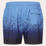 Sand Pixel Rc 16" Beachshort - Monog Gradient Elect Blut