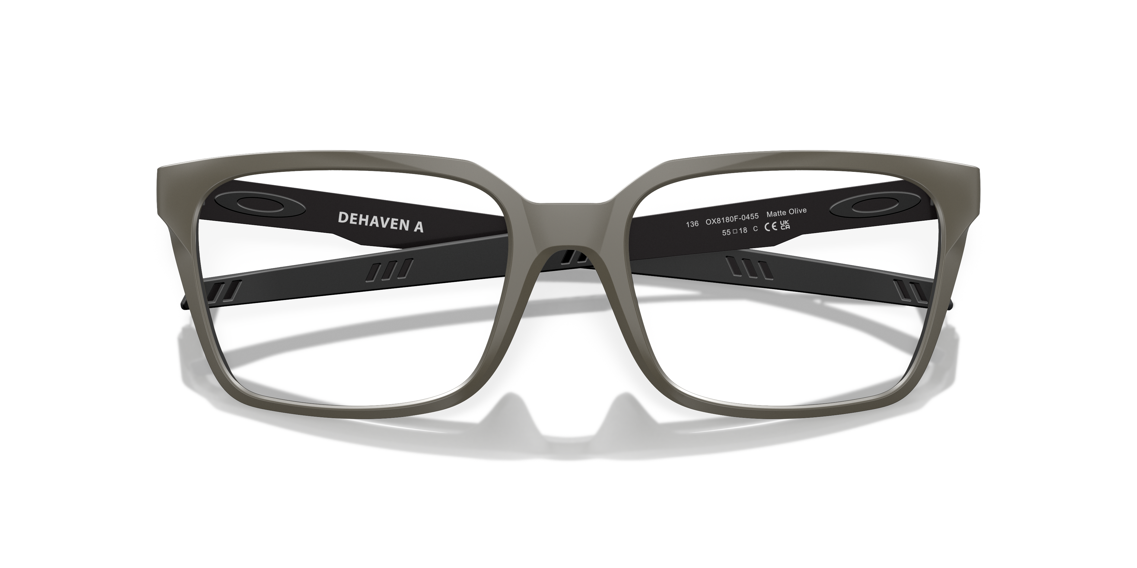Dehaven (Low Bridge Fit) Satin Black Eyeglasses | Oakley® US
