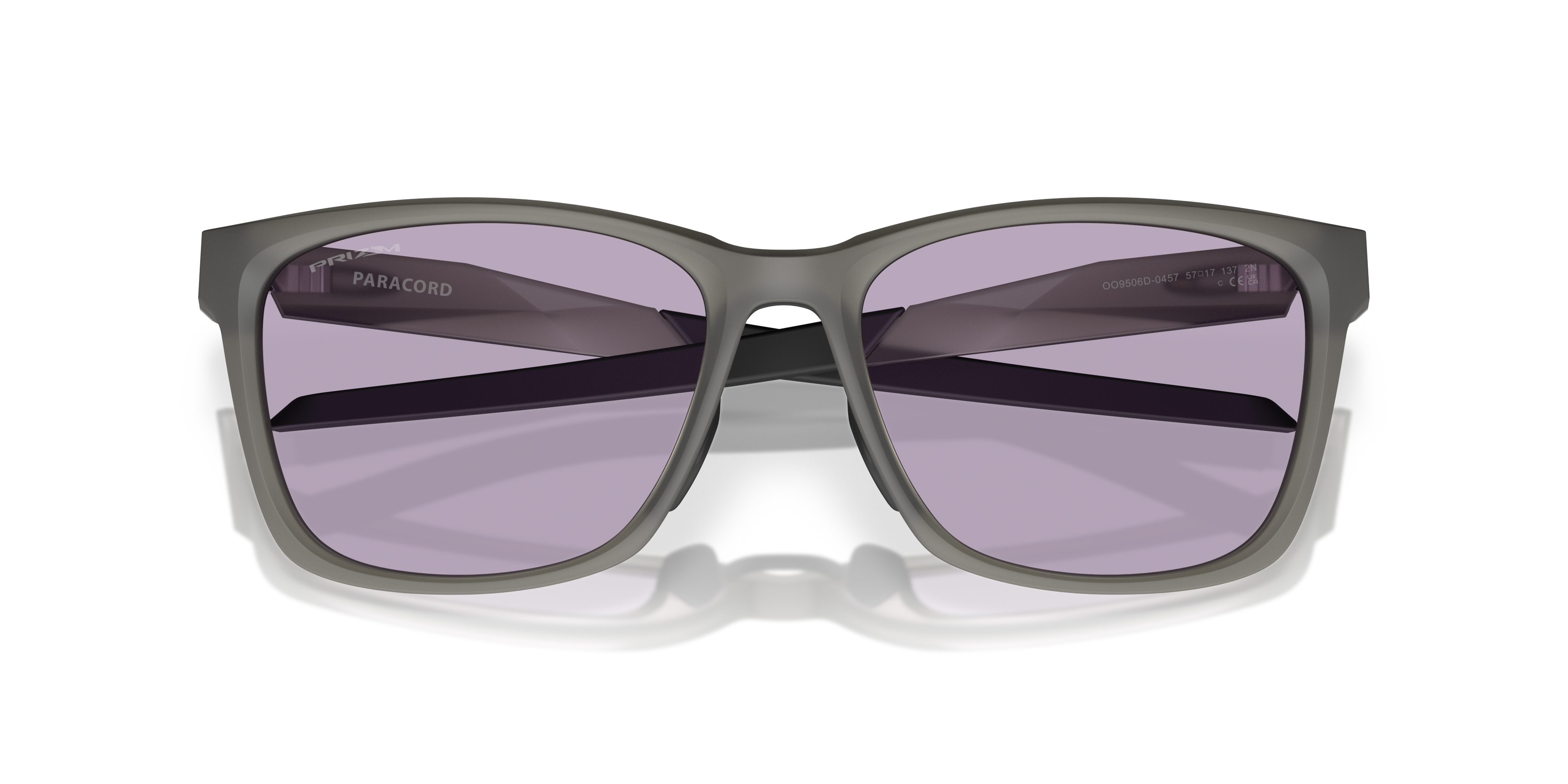 Oakley Paracord Sunglasses with Polished Clear Frame and Prizm