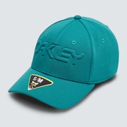 6 Panel Stretch Hat Embossed - Green Lake