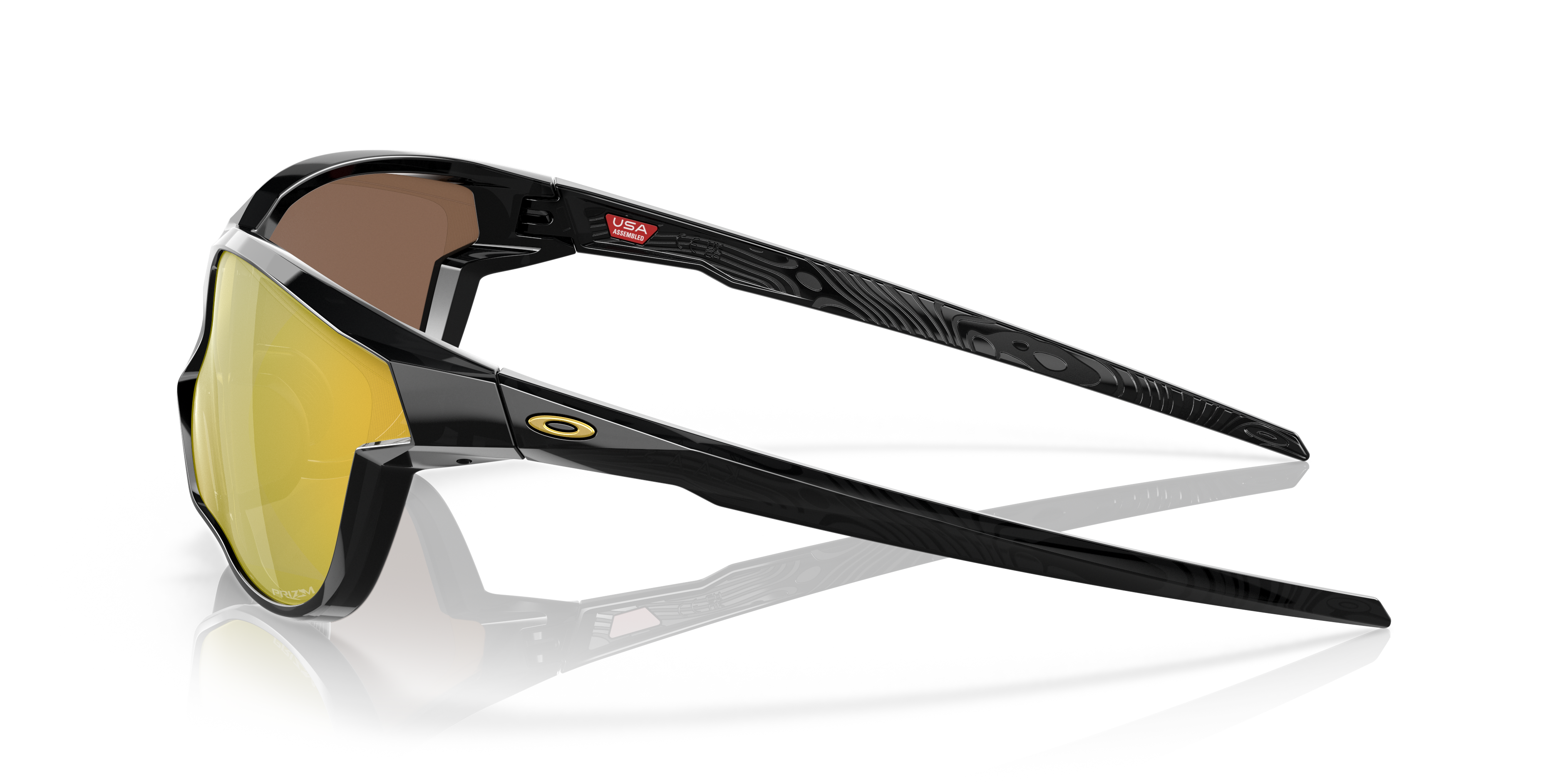 Oakley Kaast Sunglasses with Matte Black Frame and Prizm Black