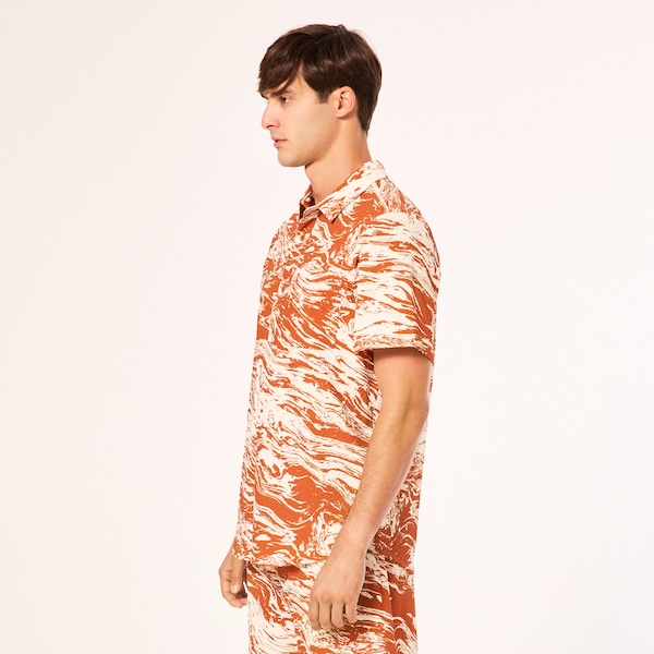 Deco Palms Rc SS Button Down