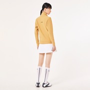 Elevate Thin Line Pleats Skirt - White