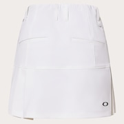 Elevate Thin Line Pleats Skirt - White