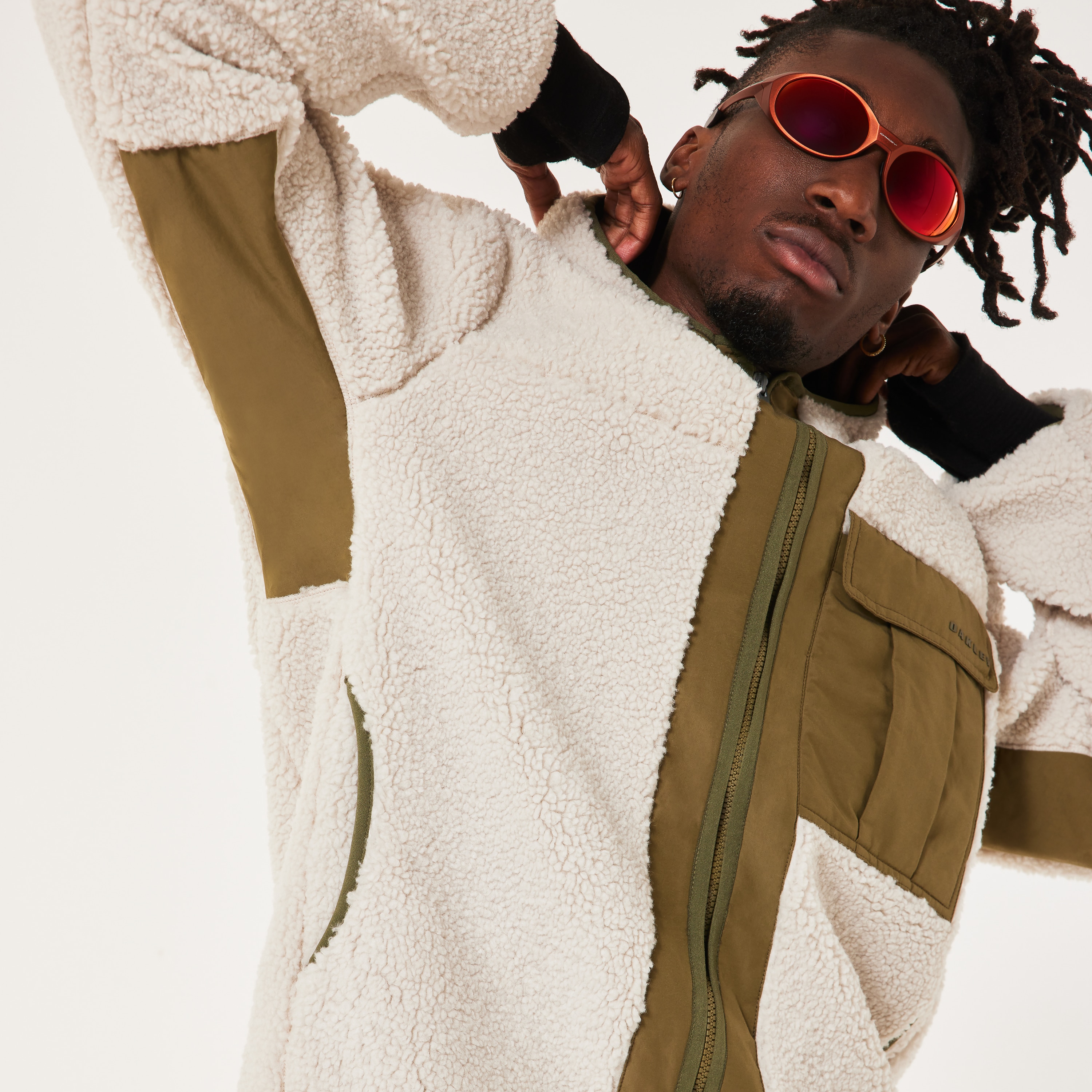 Oakley Snowdrift Full Zip Sherpa - Mist | Oakley® US